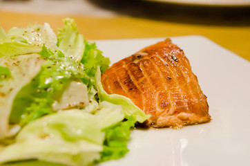 grilled salmon