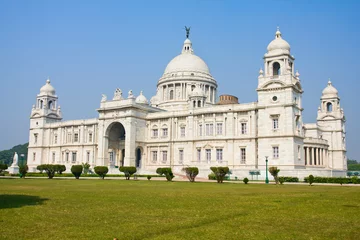 Gordijnen Victoria Memorial - Kolkata ( Calcutta ) - India © OlegD