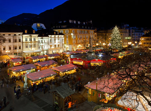 Christmas Market In Bolzano