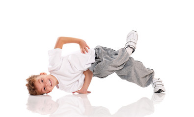 Boy dancing