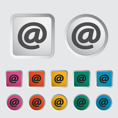 Email single icon.