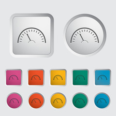 Naklejka premium Speedometer icon.