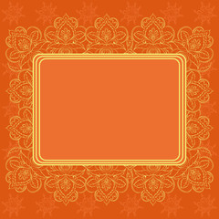 Background, abstract flowers