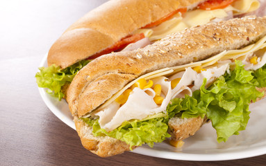 Tasty sandwiches