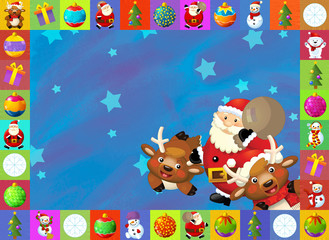 Obraz premium The christmas card with clear background