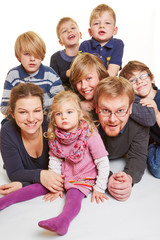 Kinderreiche Familie