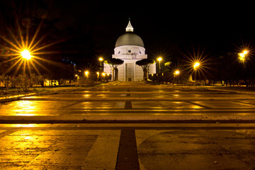 Fototapeta premium The church to Santissimi Pietro e Paolo of Rome