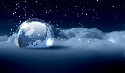 World christmas ball