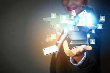 Touch screen computer device