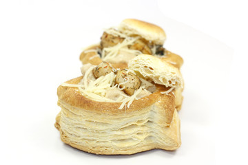 feuilletés de fruits de mer