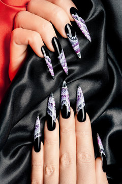 nail art close-up