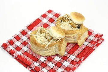 feuilletés de fruits de mer