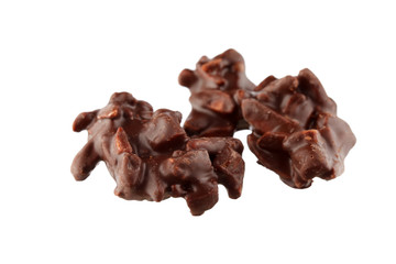 dark chocolate with nuts