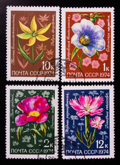 Fototapeta na wymiar Postage stamp