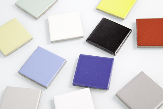 Disordered colored squares