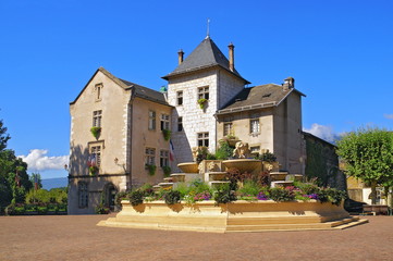 Fototapeta na wymiar Castle of Aix-les-Bains