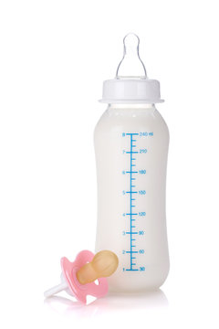 Baby bottle and pacifier