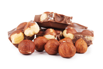 Chocolate with nuts