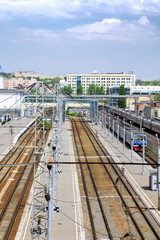 Fototapeta na wymiar The Railways Stations.