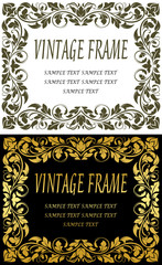 Vintage frames