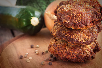 Minced meat steaks