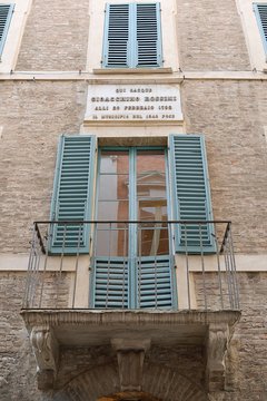 Casa Di Gioacchino Rossini, Pesaro