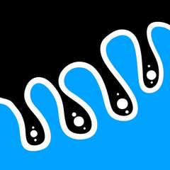 Creative wave background