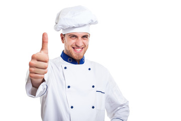 Successful chef portrait