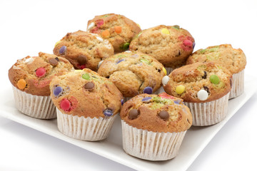 Homemade muffins or cupcakes
