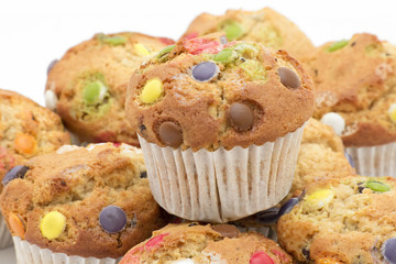 Homemade muffins or cupcakes