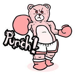 Bear boxing