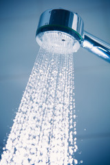 Obraz na płótnie Canvas shower with water stream