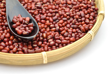 あずき　ザル　スプーン