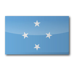 Flagge Föderierten Staaten Mikronesien