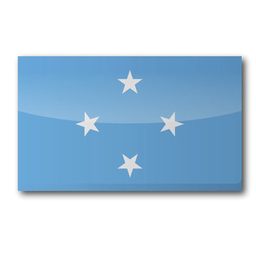 Flagge F&ouml;derierten Staaten Mikronesien