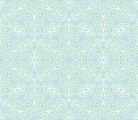 Abstract floral seamless pattern