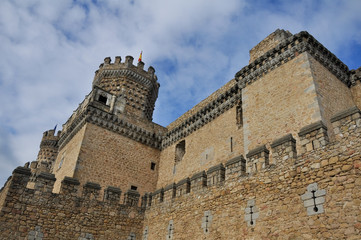 Fototapeta na wymiar Zamek Manzanares el Real, Madryt (Hiszpania)