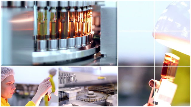 Medical Ampules - Montage