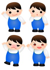 赤ちゃん　男の子　挙手等