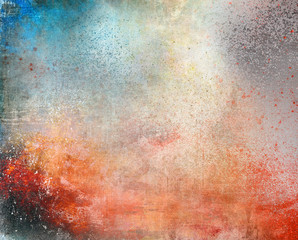 Spray paint texture splatter colorful background