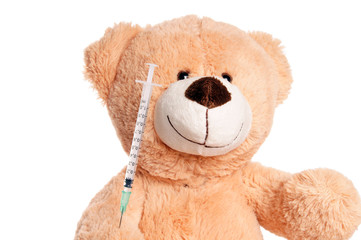 Teddy Bear with Syringe