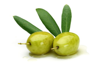 olives and leaves