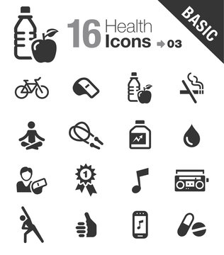 Basic - Health and Fitness icons