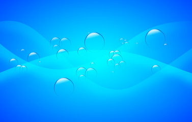 Blue bubbles