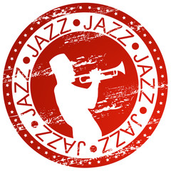 Carimbo desgastado - m&uacute;sica jazz