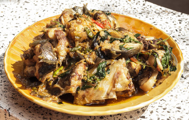 Spicy Fried Stir Catfish