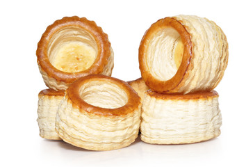 Tartaletas de hojaldre.