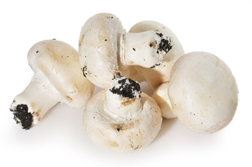 Puñado de champiñones.