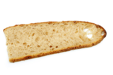 The cut bread