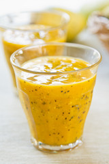 Mango with Passion fruit smoothie